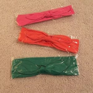 Bow headbands pack of 3